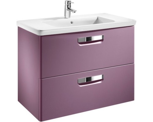 Тумба с раковиной фиолетовый 60 см Roca The Gap ZRU9302742 + 327472000