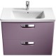 Тумба с раковиной фиолетовый 60 см Roca The Gap ZRU9302742 + 327472000