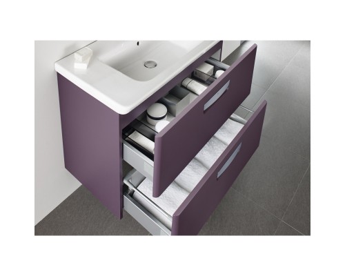 Тумба с раковиной фиолетовый 60 см Roca The Gap ZRU9302742 + 327472000