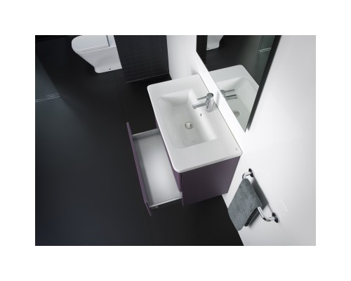 Тумба с раковиной фиолетовый 60 см Roca The Gap ZRU9302742 + 327472000