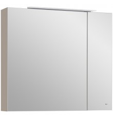 Зеркальный шкаф 80x70 см капучино Roca Oleta A857647515