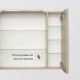 Зеркальный шкаф 80x70 см капучино Roca Oleta A857647515