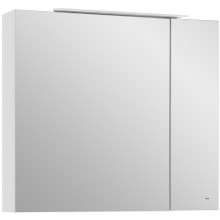 Зеркальный шкаф 80x70 см белый глянец Roca Oleta A857647806