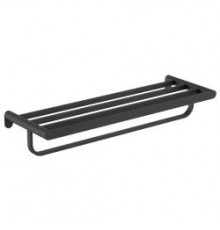 Полка для полотенец Verona черная 16843.N