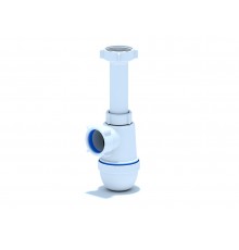 Сифон Ани 1 1/2"* 40без выпуска, ANI PLAST