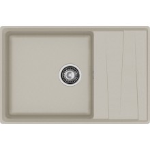 GRANFEST Мойка композит LEVEL, GF-LV-760L, чаш+кр 760*500, топаз