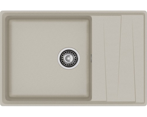 GRANFEST Мойка композит LEVEL, GF-LV-760L, чаш+кр 760*500, топаз