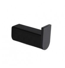 Крючок для полотенец настенный одинарный Capri черный