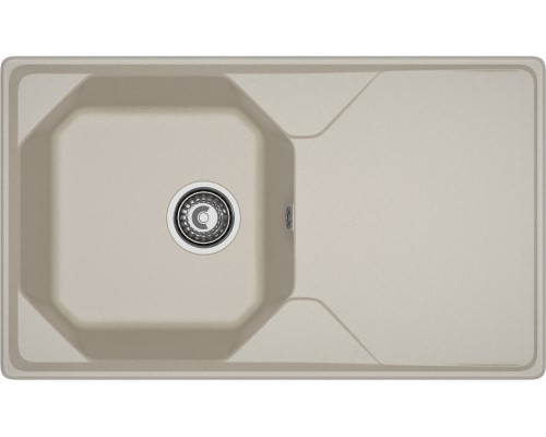 GRANFEST Мойка композит UNIQUE, GF-U-840L, чаш+кр 840*500, топаз