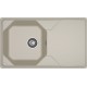 GRANFEST Мойка композит UNIQUE, GF-U-840L, чаш+кр 840*500, топаз