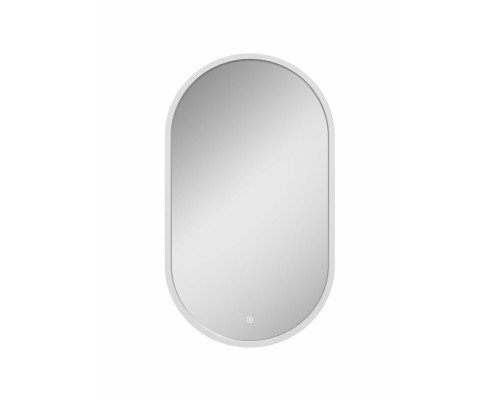 Зеркало Prime White Led 450x800 с сенсором, рама МДФ