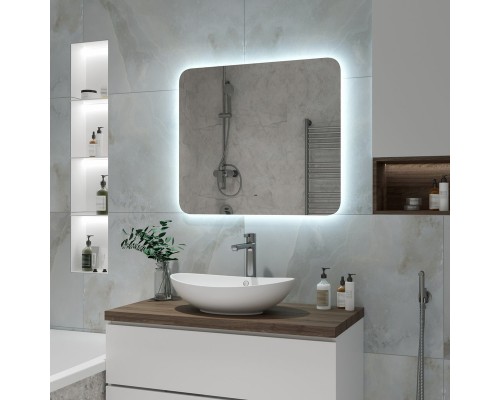 Зеркало Burzhe Led 800х700 бесконтактный сенсор