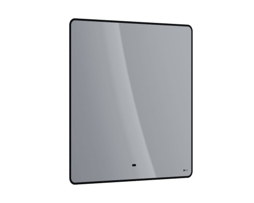 Зеркало Lemark MIOBLACK 80х80 см с интерьерной подсветкой, с подогревом