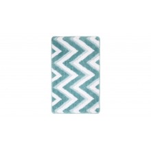 Коврик для ванной Fixsen River 1-ый FX-5004С, голубой, 50х80 см.