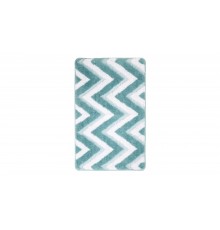 Коврик для ванной Fixsen River 1-ый FX-5004С, голубой, 50х80 см.