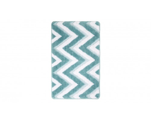 Коврик для ванной Fixsen River 1-ый FX-5004С, голубой, 50х80 см.