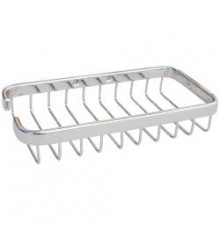 Мыльница прямоугольная из нержавеющей стали 09056.B