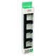 Планка 5 крючка Fixsen, FX-805B-5, черный
