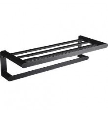 Полка для полотенец из алюминия Capri черная