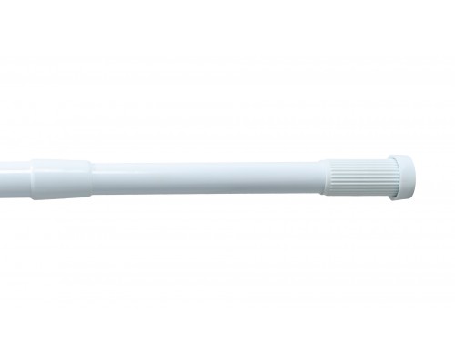 Карниз для ванной  раздвижной Fixsen FX-51-013, алюминий-белый, 140-260 см.
