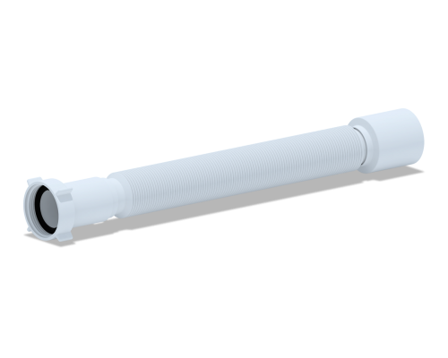 ANI PLAST Гибкая труба 1 1/2"*50мм., удлиненная (длина мин-800мм., макс-1500мм.), ANI PLAST