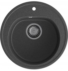 GRANFEST Мойка композит RONDO GF-R--510  D=510мм графит арт.GF-