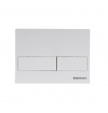 Кнопка  для инсталляции NOVUM L4, Soft Touch белая, BERGES
