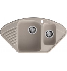 GranFest QUARZ (ECO-14) Мойка угл.1,5 чаш. 930*500 (песок)
