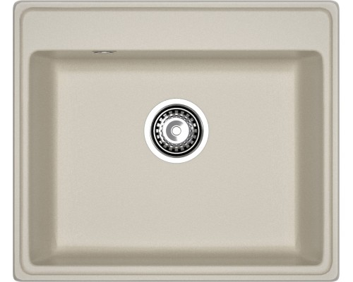 GRANFEST Мойка композит VERTEX, GF-V-580, чаша 580*500, топаз