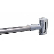 Карниз для ванной  дуговой Fixsen FX-25144, нерж.сталь-хром, max. 180 см.