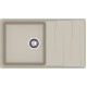 GRANFEST Мойка композит LEVEL, GF-LV-860L, чаш+кр 860*500, топаз