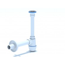 Сифон Ани 1 1/4"* 40c прямой трубой 40 мм, ANI PLAST