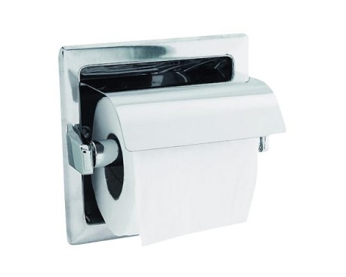 Встраиваемый диспенсер для 1 рулона туалетной бумаги с крышкой