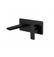 Смеситель для раковины VENTAS S скрытого монтажа, совместный, черный матовый, BERGES