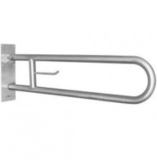 Поручень полукруглый для людей с ограниченными возможностями. Длина поручня 850мм. Отделка поручня: