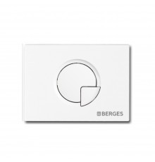 Кнопка  для инсталляции NOVUM R1, белая, BERGES