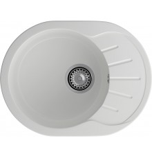 GRANFEST Мойка композит RONDO GF-R--580L  чаша с крылом 579*445 мм  иней арт.GF-