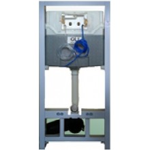 879235pKA00 Комплект: Инсталляция  120 ECO Sanitarblock pneumatic+Панель слива KARISMA, хр. гл. OLI