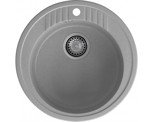 GRANFEST Мойка композит RONDO GF-R--520   D=520 мм   серый  арт.GF-