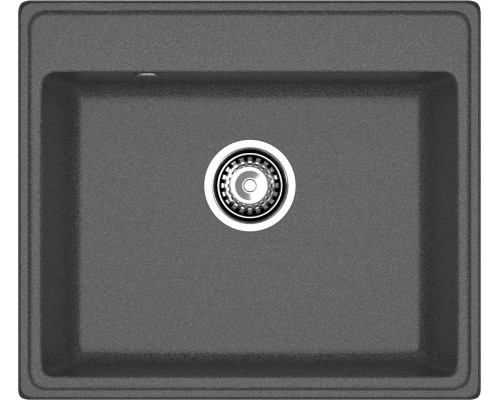 GRANFEST Мойка композит VERTEX, GF-V-580, чаша 580*500, графит