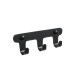 Планка 3 крючка Fixsen, FX-805B-3, черный