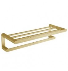 Полка для полотенец из алюминия Capri золото