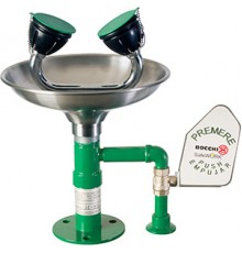 Душ для промывки глаз из нержавеющей стали настольный с пусковым рычагом SC410SS, шт