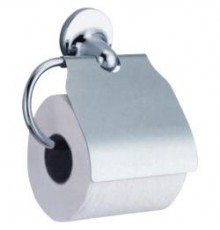 Держатель для туалетной бумаги горизонтальный с крышкой Hotel
