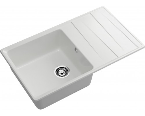 GRANFEST Мойка композит LEVEL, GF-LV-860L, чаш+кр 860*500, иней