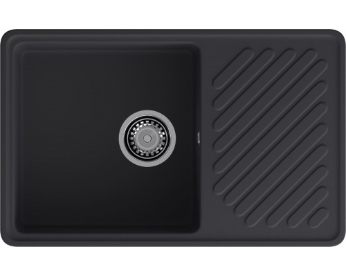 GranFest QUARZ (GF-ZL52) Мойка для кухни 760*480мм (черный)