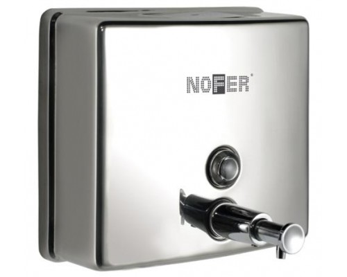 Диспенсер для мыла из нержавеющей Стали Глянцевый 1400 мл. Квадратный