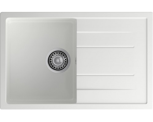 GRANFEST Мойка композит QUADRO GF-Q--780L  чаша с крылом 780*500 мм  иней арт.GF-