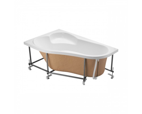 Монтажный комплект для ванны ИБИЦА XL 160х100 см. (рама, слив-перелив с сифоном, крепеж к стене, кре