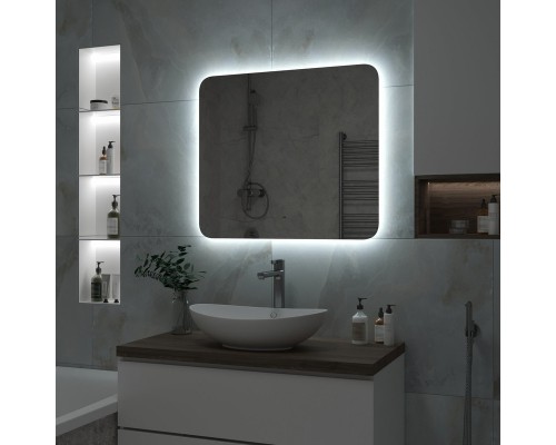 Зеркало Burzhe Led 800х700 бесконтактный сенсор